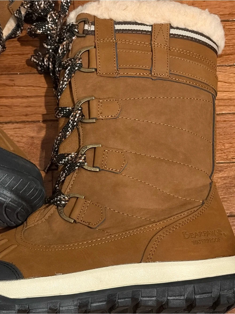 Bearpaw Desdemona Women's Waterproof Winter Boots Hickory Size 11